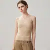 Diseño Nuevo de Otoño e Invierno para Mujer Camisola de Cachemir Acanalado Camisola Cálida para Mujer Capa Base Versátil Ropa Exterior