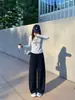 Pantalones de Pierna Recta Air 2026, Estilo LULU, Cintura Alta, Casual, Adelgazantes, Caída Suelta, Sensación de "Casi No Estar Ahí", Pantalones Anchos de Modal Sueltos para Mujer