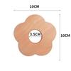 Manteles Individuales Aislantes de Madera Maciza Europea y Japonesa, Manteles Individuales, Posavasos, Manteles para Platos, Manteles para Ollas Resistentes al Calor de Madera de Haya Nogal Negro, Manteles Decorativos Antiescaldantes