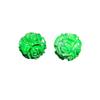 Ruyi Luton Flor de Ciruelo Seco Verde Imitación Jade Perla Dispersa Esmeralda Dragón de Hierro Accesorios de Joyería Perla Dispersa