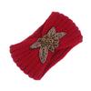 Diadema de lana hecha a mano fábrica venta directa Amazon venta caliente gorro cálido transfronterizo JDF-239A