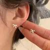 Pendientes de Plata de Ley S925 con Perla y Circonita, Suaves y Versátiles, para Mujer, Pendientes de Lujo Ligero de Gama Alta, Accesorios de Oreja con Temperamento Único y Hermoso