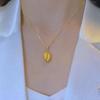 Nuevo Diseño Estilo Coreano Colgante de Durian para Mujeres para Mantener Tu Vida Collar de Celebridad de Internet Moda de Nicho Cadena para el Cuello Versátil