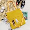 Bolsa de Lona Personalizada oem Bolso de Mano Multiusos Bolso de Hombro oem Bolso Tote Etiqueta Bolsa de Estudiante Mochila Cruzada