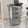 Nuevo Gabinete de Herramientas para Barbería Gabinete para Salón de Peluquería Carrito Móvil Gabinete de Almacenamiento de Herramientas de Madera Maciza Móvil Sin Instalación