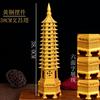 Venta al por mayor de fábrica Torre Wenchang Oficina Sala de estar Escritorio de estudio Torre Wenchang de latón 38CM Torre Wenchang
