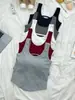 Nuevo Estilo Hermoso Camisola con Espalda Descubierta Chaleco Básico para Mujer con Almohadilla en el Pecho Para Usar por Fuera Ajustado Top sin Mangas para Chicas Populares Top Interior a la Moda