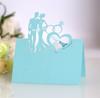 Tarjeta de mesa calada con láser para boda banquete de boda blanco amor tarjeta de asiento para boda tarjeta de mesa escrita a mano transfronteriza en stock