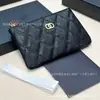 Portatarjetas de Marca Clásica Transfronterizo para Mujer con Cremallera Rombo Cartera de Mano para Monedas Almacenamiento en Bolso de Mujer Bolsa para Monedas
