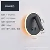 Luminária de parede para leitura em estilo nórdico com interruptor, adequada para quartos de hotel e pousadas, spot de LED criativo rotativo