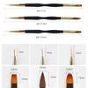 Pluma para Arte de Uñas de Doble Punta, Pluma Ultra Fina para Tallado y Dibujo de Líneas, Pluma de Puntos, Pluma de Flor para Arte de Uñas, Bolígrafo de Gel, Herramientas para Arte de Uñas