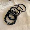 Elegante Goma para el Cabello con Forma de Corazón para Mujer 2026 Nuevo Modelo Alta Elasticidad Duradera Banda para el Cabello Goma Elástica Anillo para el Cabello Accesorio para el Cabello Goma para el Cabello