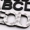 DIY Elección Libre de Letras Autoadhesivas Creativas Pegatinas de Pared Pegatinas de Letras en Inglés Pegatinas de Letras Publicitarias Adhesivas Columna de Publicidad Pegatinas