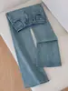 Jeans acampanados de color claro para mujer, 2026 nuevos de primavera-verano, delgados, de cintura alta, elásticos, adelgazantes, rectos, holgados, de campana