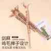 Nuevo Plumero Gato Juguete de Caña con Pluma y Mango de Cuerda de Yute, Juguete para Gatos para Aliviar el Aburrimiento y Gastar Energía Caña de Juguete # #