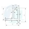 Tubo Extruido de Plástico ABS Salida de Máquina de Hielo Tubería de Agua de Refrigerador Tubería de Forma Especial Tubería Resistente a Baja Temperatura Tubería de Suministro de Agua