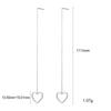 Aretes de Comercio Exterior Transfronterizo Europeo y Americano, Simples y Versátiles, Geométricos Elegantes, Aretes Poligonales Largos de Alambre para la Oreja, Aretes, Aretes