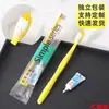 Escova de Dentes Descartável de Hotel com Conjunto de Pasta de Dente Artigos de Higiene Pessoal Escova de Dentes de Cerdas Macias de Hotel Pente Descartável Dois em Um