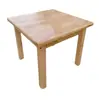 Mesa de Madeira Maciça para Jardim de Infância Mesa e Cadeira de Madeira para Crianças Mesa de Aprendizagem Mesa de Jogos Mesa de Brinquedos Mesa e Cadeira de Madeira Maciça para Jardim de Infância