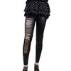 Pantalones de lápiz de nueve puntos asimétricos de un solo lado de cuero sintético europeo y americano para primavera y otoño, leggings ajustados ajustados de cuero sintético mate