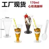 Vaso Desechable de Onza con Pie Alto Plástico Copa para Fiesta de Cóctel Copa de Champaña de Pie de Un Solo Uso Copa para Licor de Pie Alto Copa de Vino