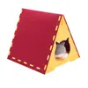 Nido de gato de fieltro, tienda de gato, cama de gato para todas las estaciones, casa para gato mascota, casa de gato semi-cerrada, nido para mascota, transfronterizo