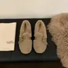 Primeiro Encontro Sapatos de Pelo Branco Ji Sapatos Femininos 2026 Outono Inverno Plus Veludo Quente Sapatos de Algodão Versáteis Sapatos de Feijão