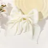 Presilha de cabelo de cetim e chifon com laço, novo sucesso de vendas transfronteiriço, para crianças, estilo Lolita e colegial, acessório de cabelo para meninas 5047
