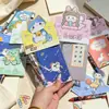 Lindo set de papelería de dibujos animados con tarjeteros, un pequeño regalo para estudiantes durante la temporada de regreso a clases, y un pequeño regalo de recompensa para niños en la clase