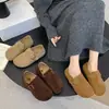 Zapatos Birkenstock Retro Japoneses para Mujer 2026 Otoño Nuevo Estilo Cómodos Suela Gruesa Aumentadores de Altura Mocasines Birkenstock Mocasines de Cobertura Total