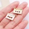 Aleación de Goteo de Aceite Accesorios para Instrumentos Musicales Piano Guitarra Llavero Pulsera Collar Colgante Hecho a Mano DIY