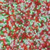 [Natal] série de Natal brilhante cor mista contas bege pulseira pulseira material de joia diy