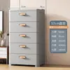 Gabinete de Almacenamiento Tipo Cajón Plástico Hogar Sala de Estar Juguete Merienda Gabinete Caja de Almacenamiento Multicapa Ropa Mesita de Noche Gabinete de Almacenamiento