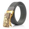 Cinturón Táctico de Nylon Cinturón de Lona para Hombre Estudiantes Jóvenes Versión Coreana Hebilla Automática Fabricante de Cinturones de Lona Venta al por Mayor en Stock