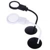 Lámpara LED de diez luces lupa de escritorio con manguera ajustable para reparación de relojes, teléfonos móviles, circuitos, industria