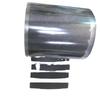 Película transparente tira de puente nasal de látex rollo troquelado 180*30 * 3mm Gris negro tira hermética de esponja de PVC venta al por mayor