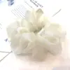 Novo Estilo Coreano Super Grande Elegante Versátil Dobrado Cor Sólida Grande Argola de Cabelo com Laço Joia para Cabelo de Meninas