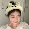 Faixa de cabelo fofa e criativa com rosto engraçado para lavar o rosto coreana, faixa de cabelo de cenoura e peixe salgado de celebridade da internet, faixa de cabelo estilo TikTok para mulheres