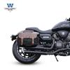 Carro muscle Wolf adequado para Zhuang Wei V400 bolsa lateral bolsa de lona bolsa para computador de negócios maleta modificação com rack de liberação rápida