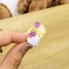 Tienda de fábrica nuevos accesorios para el cabello para niños al por mayor base de goma para diadema pequeña de resina de dibujos animados de animales de frutas para bebé