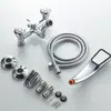 Grifo ajustable de doble interruptor válvula mezcladora de latón para baño tipo pared interruptor de doble control frío y caliente grifo de baño