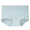 Ropa interior de algodón de color natural para mujer de cintura alta, 60 unidades, 10A, antibacteriana, talla grande, cobertura total, sin costuras, calzoncillos tipo bóxer para niñas