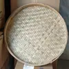 Produtos de Tecelagem de Bambu, Cestas de Bambu Feitas à Mão, Cestas Redondas de Bambu Sem Furos, Pratos de Bambu para Pintura, Decoração Criativa, Peneiras de Bambu