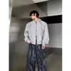 Chaqueta Fresca de Otoño con Hombreras Streetwear de Calle para Hombres y Mujeres Diseño de Cremallera de Nicho Sudadera Versátil Chaqueta Cardigan de Moda