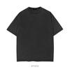 Camiseta Unissex Tilani Retro Americano Design Desgastado Manga Curta Solta Algodão Liso Estilo Casal