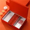 Caja de Regalo de Gama Alta para Té de Roca Wuyi, Caja de Regalo Vacía para Té de Roca, Adecuada para Infusión Corta o Larga, Paquetes de Media Libra, 0.15 kg, Set de Cajas de Regalo Universales