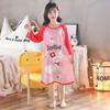 Bata de Noche para Niña, Pijama de Verano Delgado para Niños, Ropa de Casa de Verano para Niña Pequeña, Vestido de Princesa con Dibujos de Manga Corta para Usar Afuera