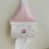 Bolsa de Tecido Pendurada Fofa para Casa Capa de Tecido Montada na Parede Bolsa de Tecido Deslizante Fofa para Casa Caixa de Tecido para Quarto, Cabeceira, Sala de Estar