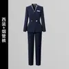 Trajes Profissionais de Alta Qualidade para Mulheres, Trajes da Moda Primavera & Outono, Roupa de Trabalho para Gerentes, Atendimento ao Cliente, Roupa de Trabalho para Recepção de Beleza Médica