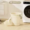 Juego de Cubo de Agua para el Hogar, Lavabo, Cucharón de Agua, Cubo de Plástico Engrosado, Gran Capacidad, Uso Doméstico, Set de Tres Piezas para Baño en Dormitorio de Estudiantes